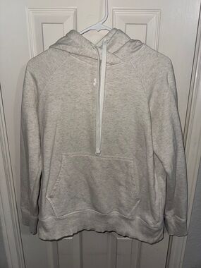 Under Armour Men’s Light Heather Gray Crewneck Hoodie